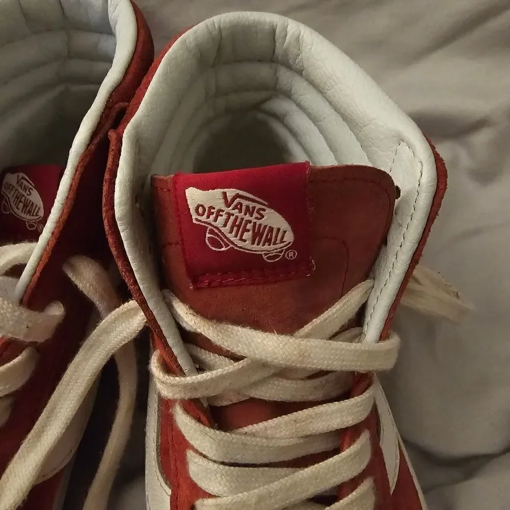 Vans size 5.5 mens or size 7 women's hi top sneakers